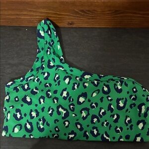 All in Motion Green Leopard Print Sports Bra